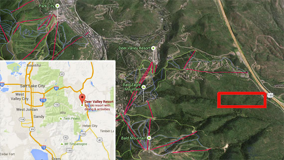 Map of land that could possible be used for a new Four Seasons. From The Real Deal.